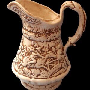 Vintage! Ceramic Water Pitcher Jug - Handcrafter - Violet Kennish 1963 Beautiful